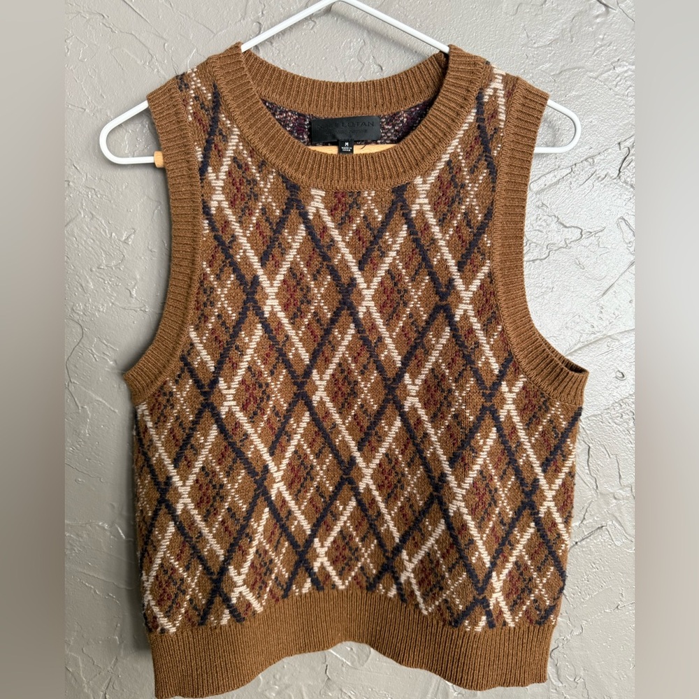 Nili Lotan plaid sweater